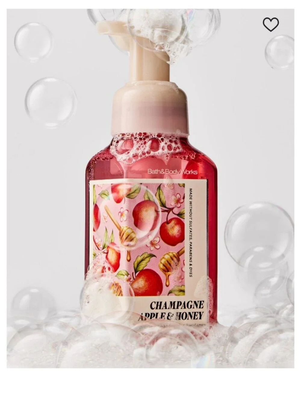 🍎🍯Bath & Body Works Champagne Apple & Honey Foaming Hand Soap -🍎🍯